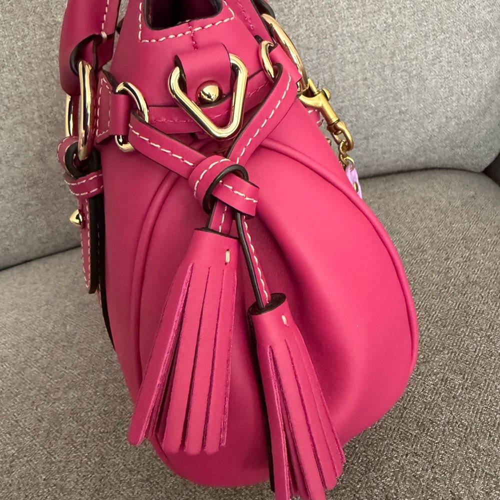 Dooney & Bourke Penrose Pocket Satchel Fuchsia - Picture 3 of 9